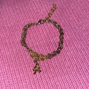 Elegant Gold Rose Bracelet